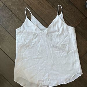 Express - V-Neck Downtown Cami - White - Size S